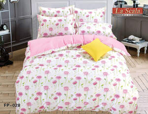 Постельное белье La Scala сатин-фотопринт FP-028 двуспальный евро