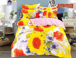 Постельное белье La Scala сатин-фотопринт FP-033 полуторный