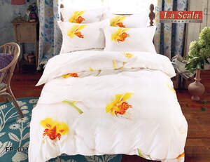 Постельное белье La Scala сатин-фотопринт FP-037 полуторный