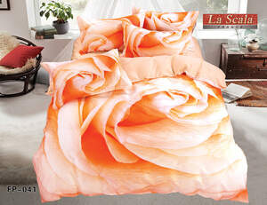 Постельное белье La Scala сатин-фотопринт FP-041 полуторный