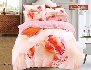 Постельное белье La Scala сатин-фотопринт FP-042 полуторный