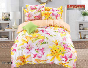 Постельное белье La Scala сатин-фотопринт FP-044 двуспальный евро