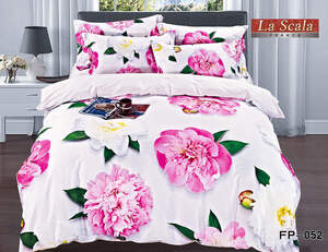 Постельное белье La Scala сатин-фотопринт FP-052 двуспальный евро