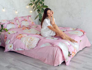 Постельное белье La Scala сатин-фотопринт FP-056 семейный