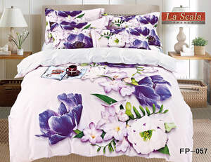 Постельное белье La Scala сатин-фотопринт FP-057 полуторный
