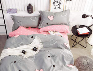 Постельное белье La Scala сатин Y230-893 двуспальный евро