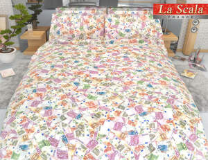 Постельное белье La Scala сатин-фотопринт P-031 двуспальный евро